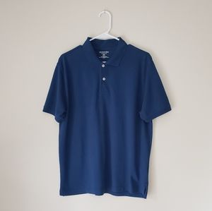 St John's Bay heritage casual dress polo navy blue